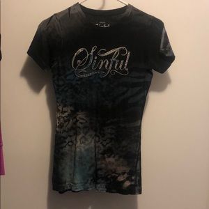 Sinful Women’s Small Tee